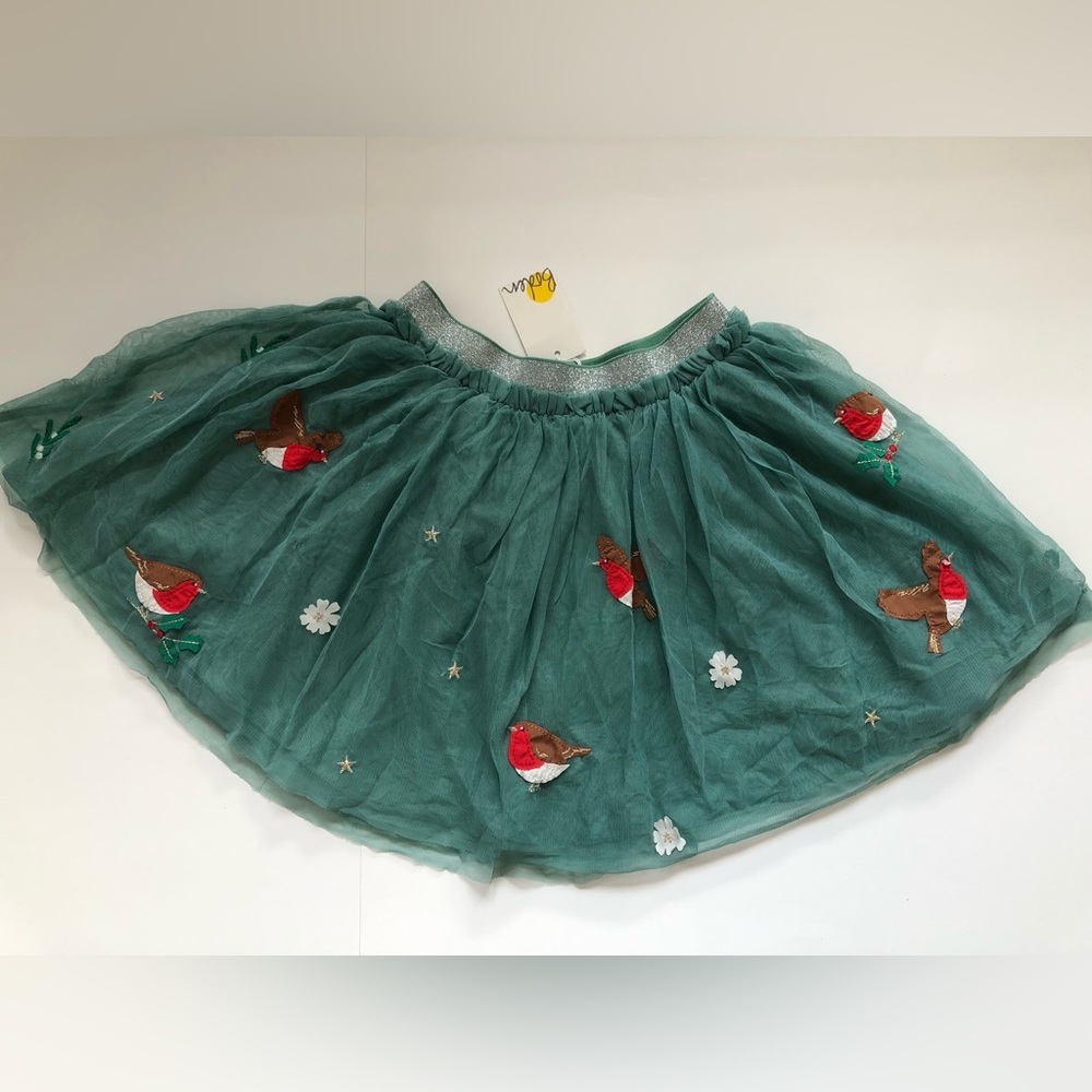 NWT Mini Boden Tulle Appliqué Skirt - Picture 6 of 7